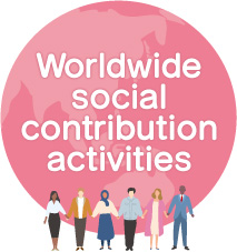Worldwide social contribution activities