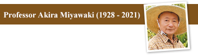 Professor Akira Miyawaki (1928 - 2021)