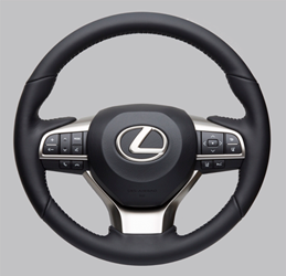 Steering wheel with a warning function