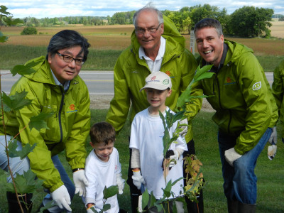 Toyoda Gosei Plants 7,500 Trees at Ontario Facility