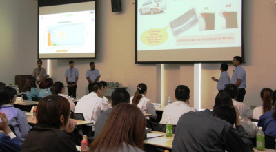 Toyoda Gosei Holds First “Global Small Group Activity Conference”
