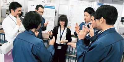 Communication with sign language in the workplace