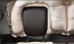 Rear-impact airbag (360° all-around coverage)