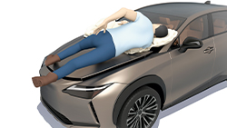 Pedestrian protection airbag