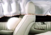SRS curtain airbags