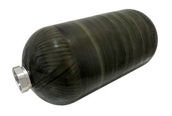 High-pressure tank used in these cartridges