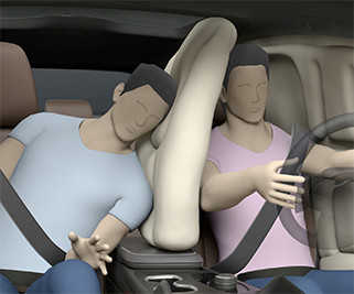 Front center airbag