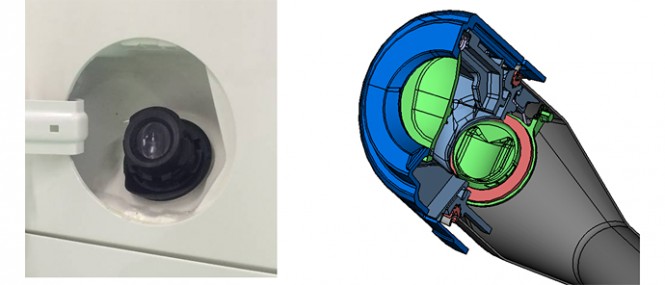 Figure 4. Nozzle removed (fuel filler opening 