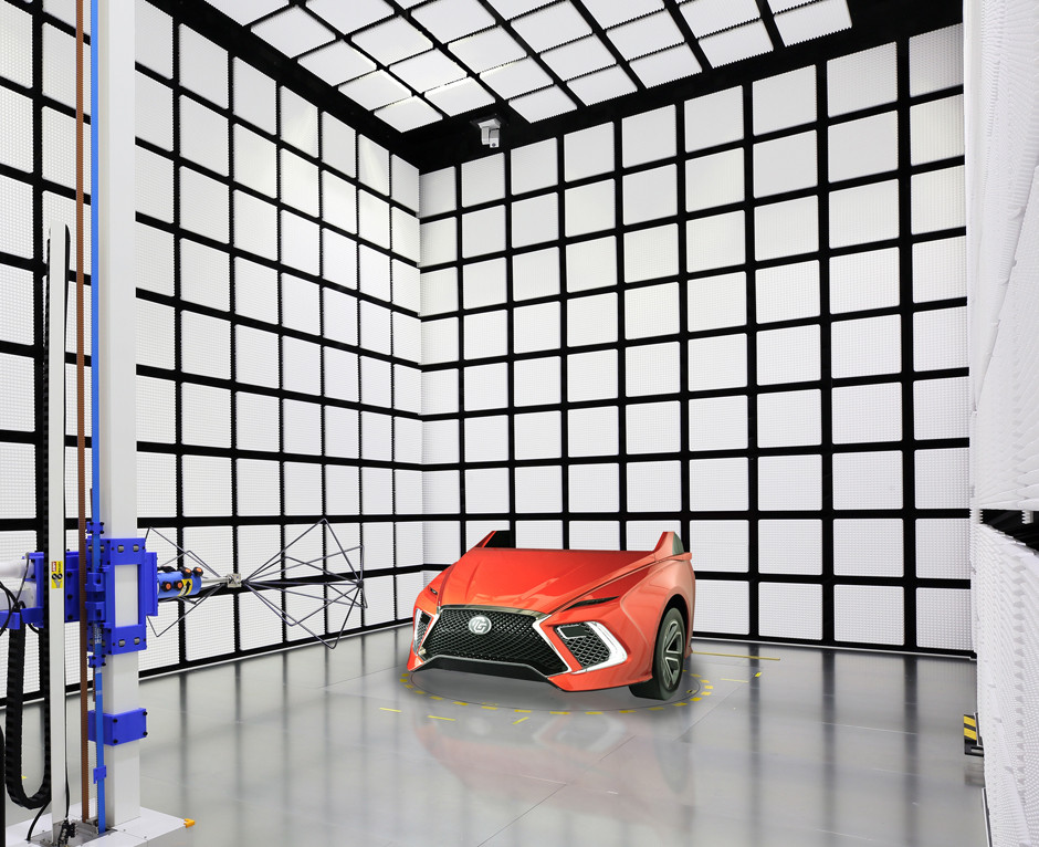 New anechoic chamber (as envisioned for product development)