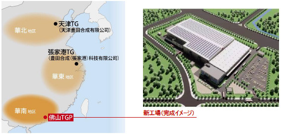 Safety system product manufacturing locations in China