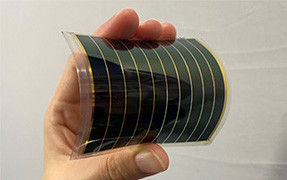 Perovskite solar cells are thin, lightweight, and flexible, and have a high conversion efficiency