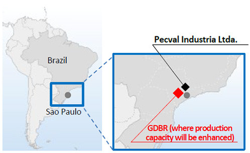 Production network in Brazil