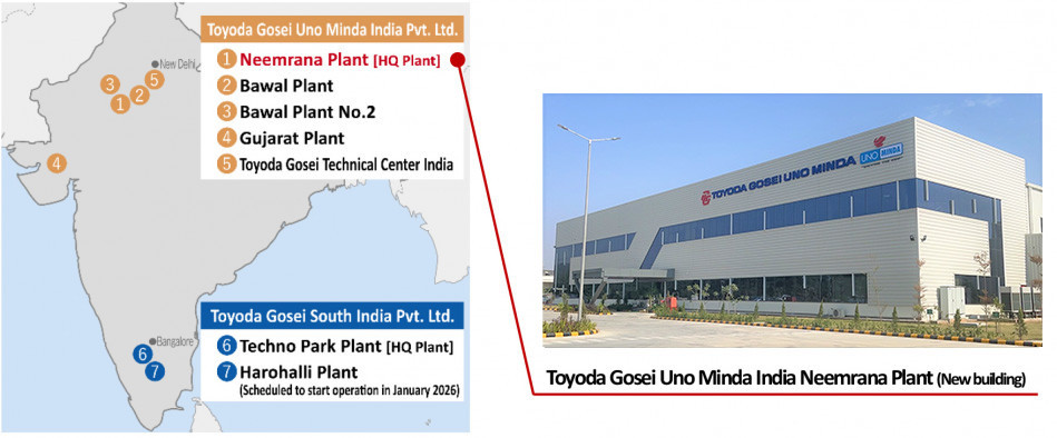 Development and production locations in India