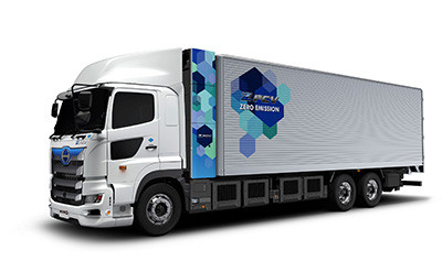 Toyoda Gosei’s High-Pressure Hydrogen Tank Used on Large Truck