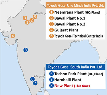 Production and development locations in India